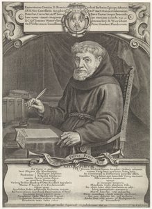 Ritratto di Pierre Marchant inciso da Pieter de Jode II